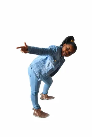 Londyn Rockin The Blue Girls Denim Jacket