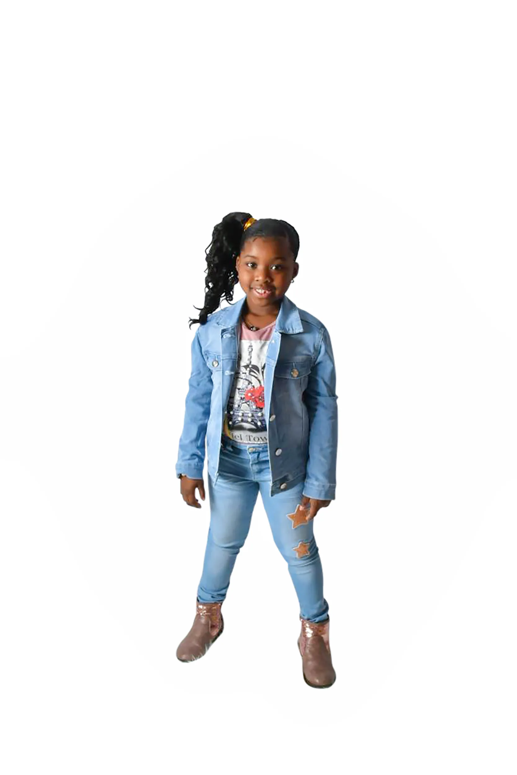 Londyn Rockin The Blue Girls Denim Jacket