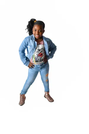 Londyn Rockin The Blues Girls Denim Jeans