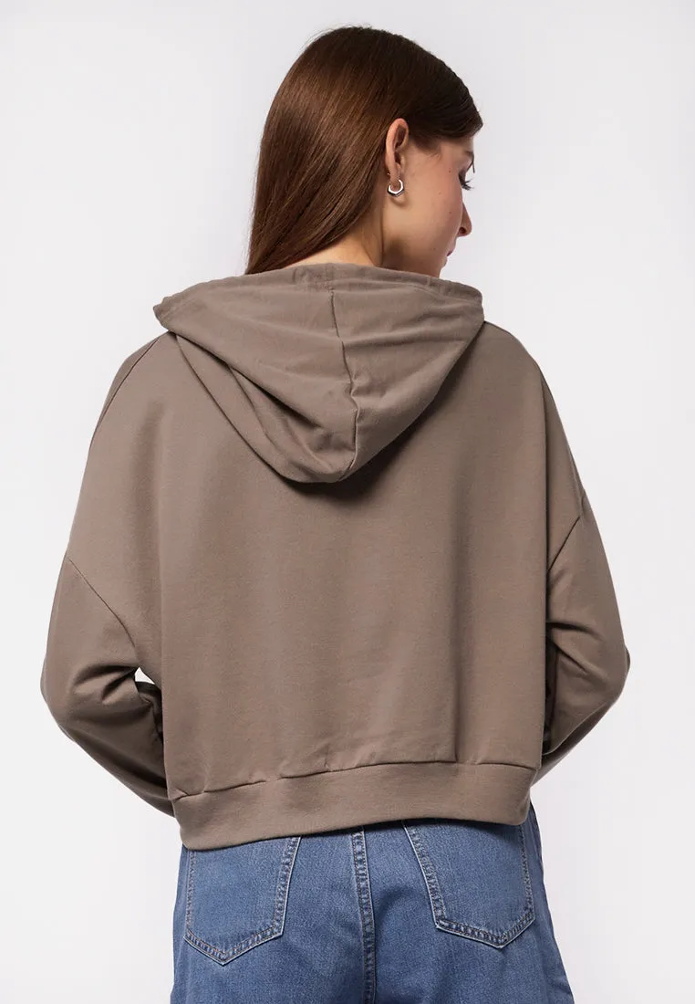 Long Sleeve Crop Hoodies