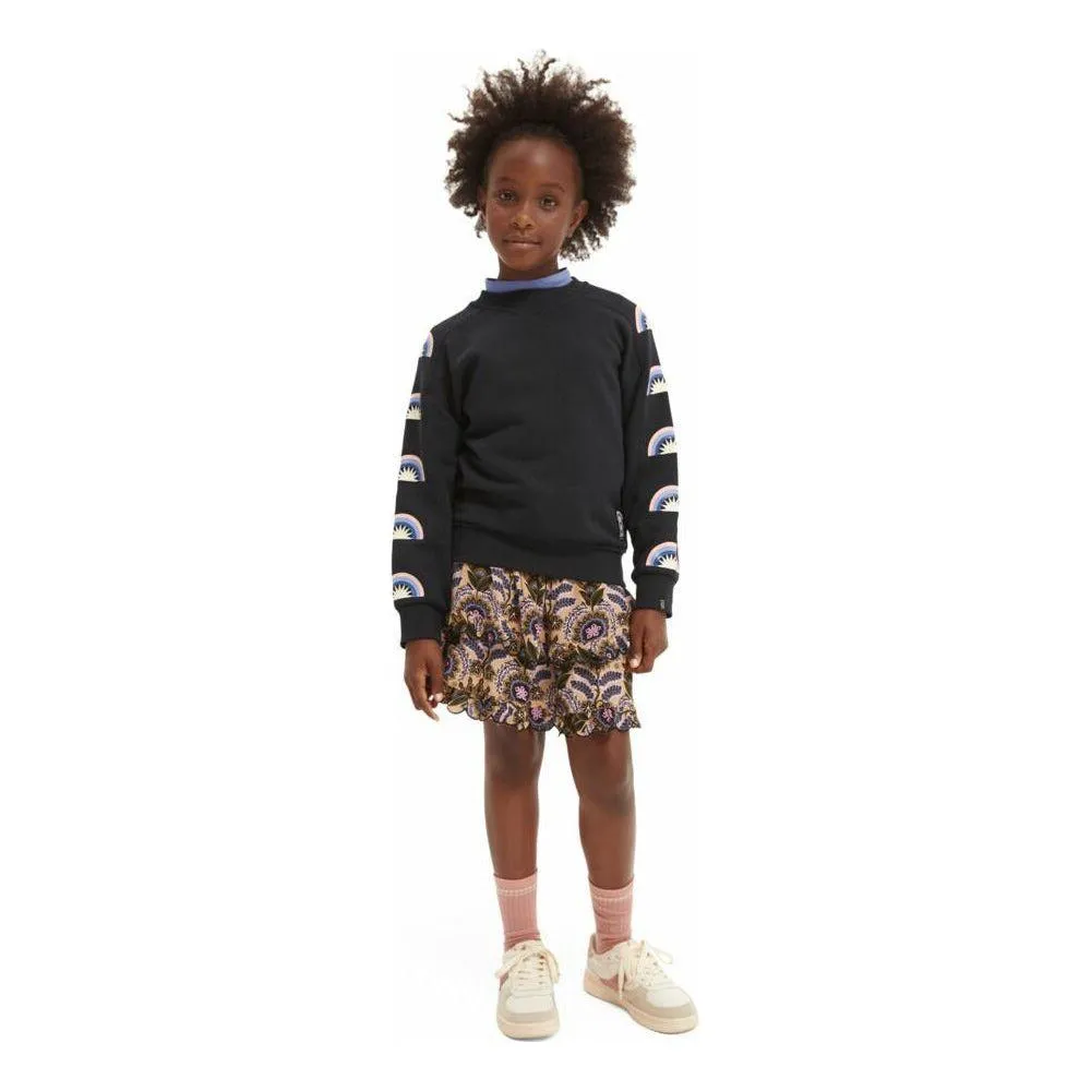 Loose-Fit Artwork Sweatshirt - Night