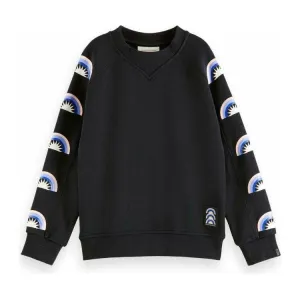 Loose-Fit Artwork Sweatshirt - Night