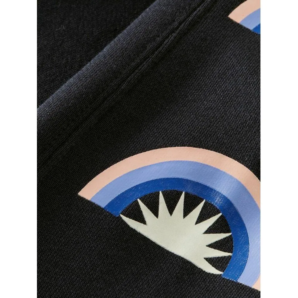 Loose-Fit Artwork Sweatshirt - Night