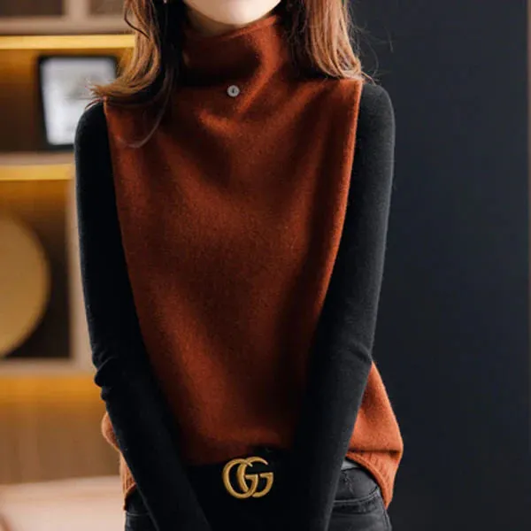 Loose-fitting Hana turtleneck jacket