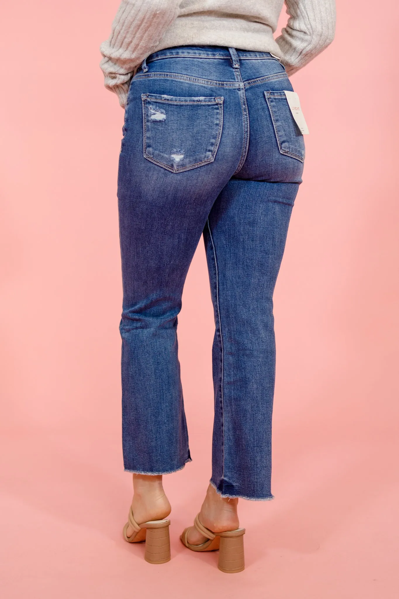 Lovervet Virtuous Crop Flare Jeans