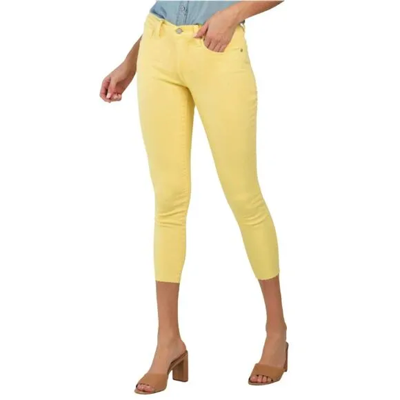 Lucky Brand Women's Mid Rise Ava Skinny Cropped Jeans