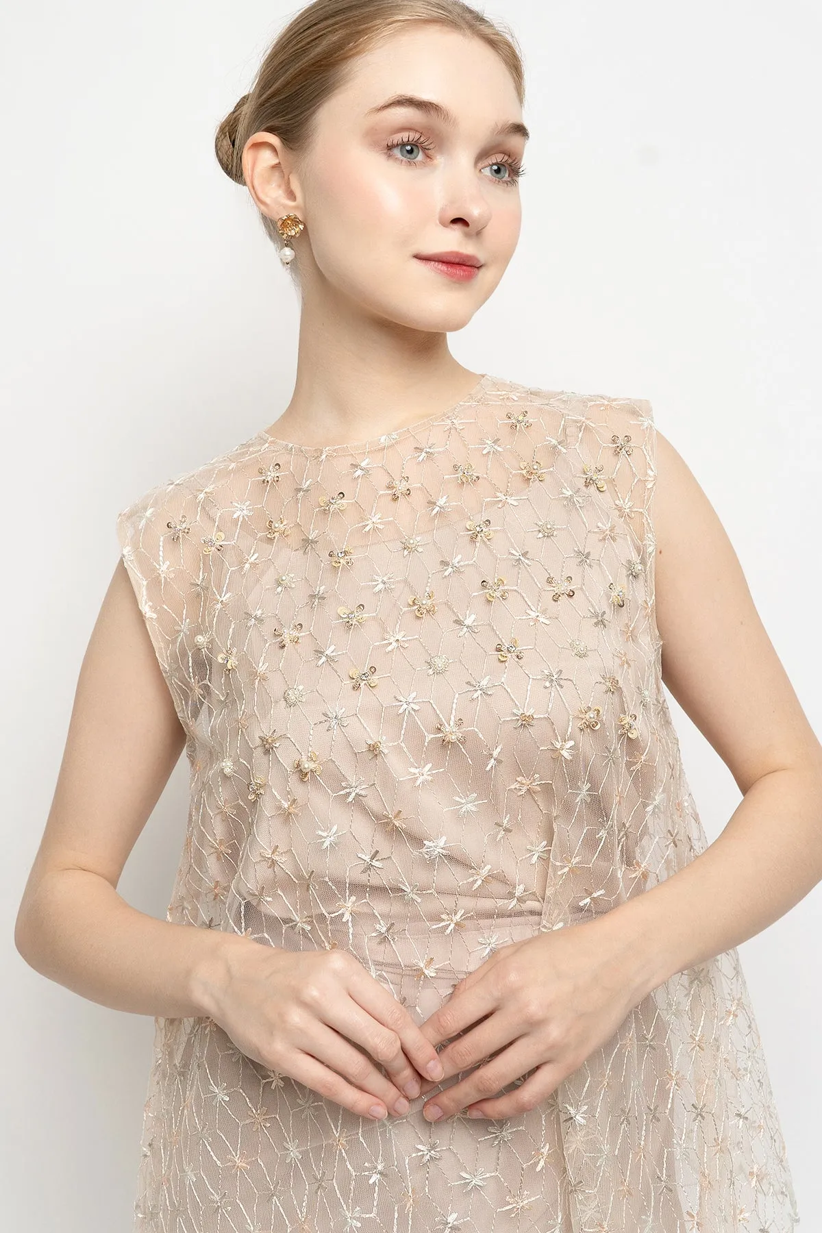 Luna Top in Cream