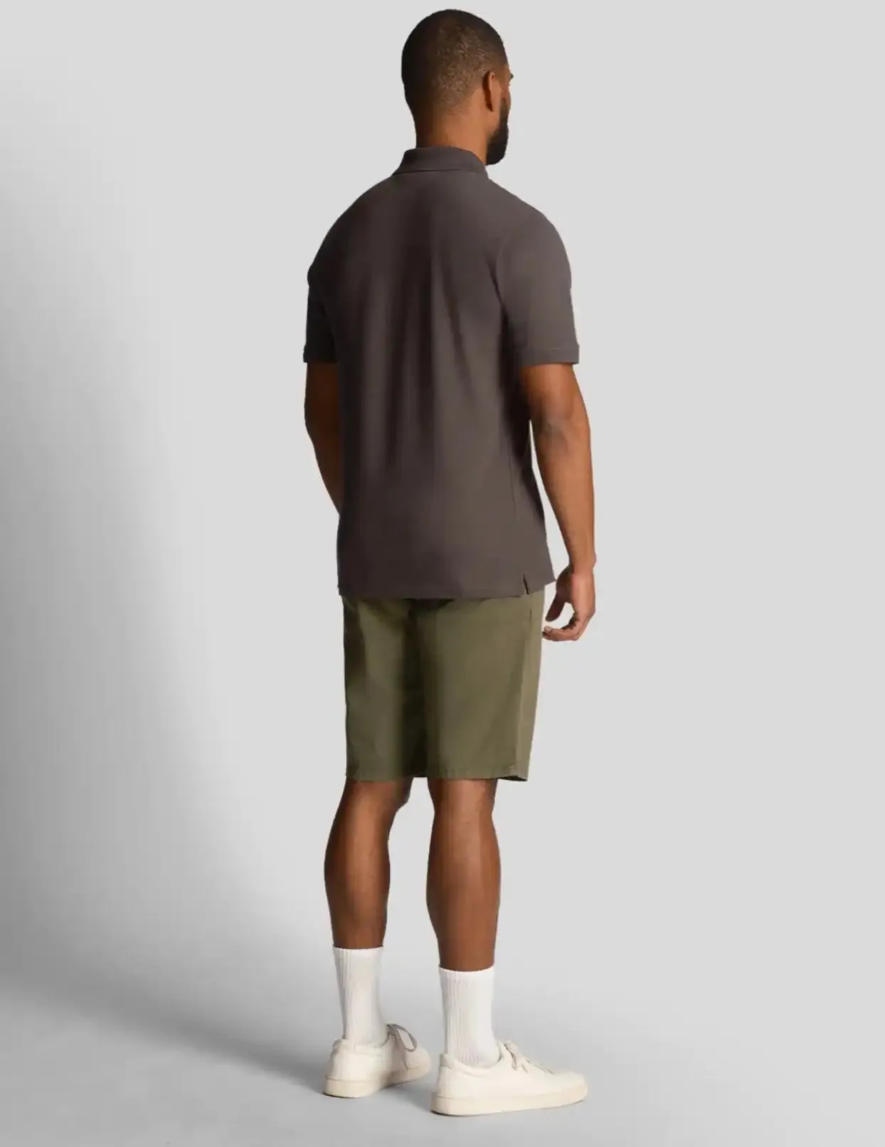 Lyle & Scott Mens Anfield Chino Shorts Olive