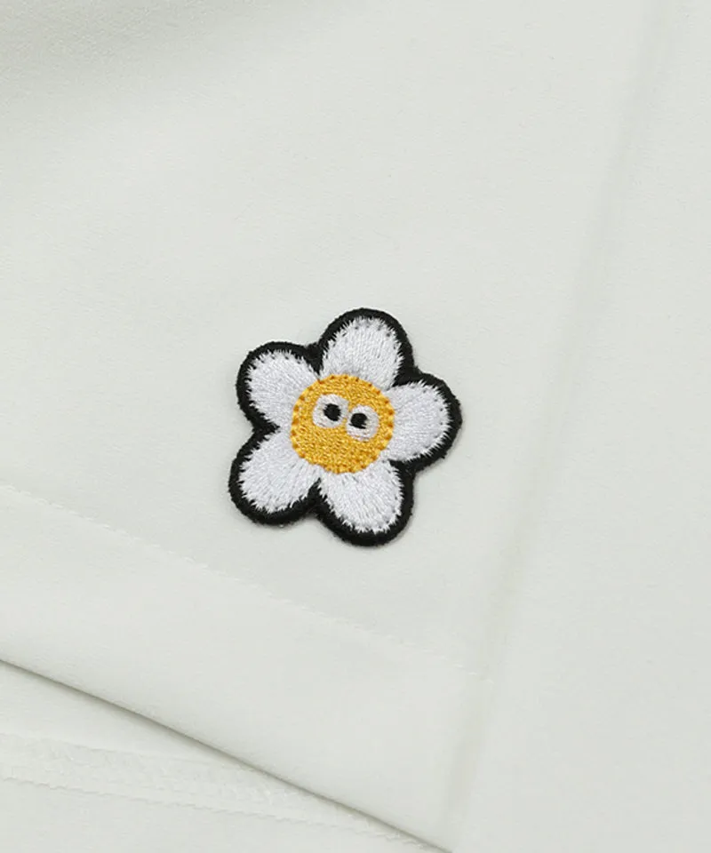 MACKY Golf: Daisy Slit Skirt Pants - White