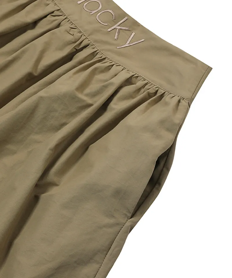 MACKY Golf: Unbalance Balloon Skirt - Beige