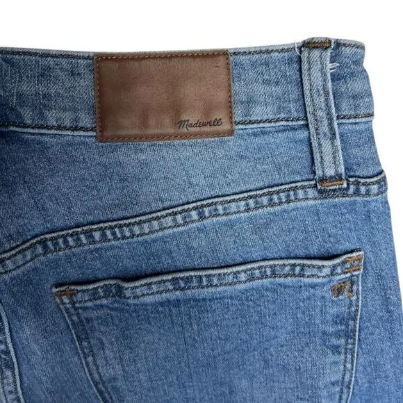 Madewell Cali Demi Boot Raw Hem Jeans Women’s Size 28