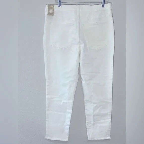 Madewell NWT High Rise The Perfect Vintage Jeans Size 32 in Tile White