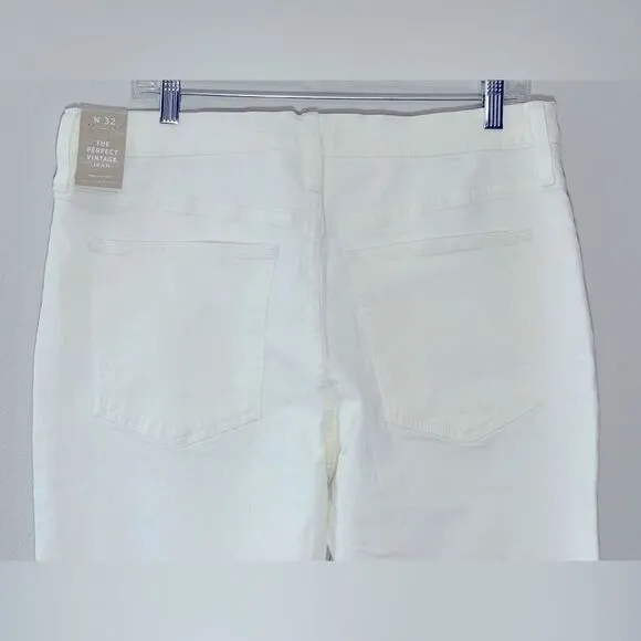 Madewell NWT High Rise The Perfect Vintage Jeans Size 32 in Tile White