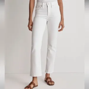 Madewell NWT Kick Out Crop Jeans Size 24 in Pure White