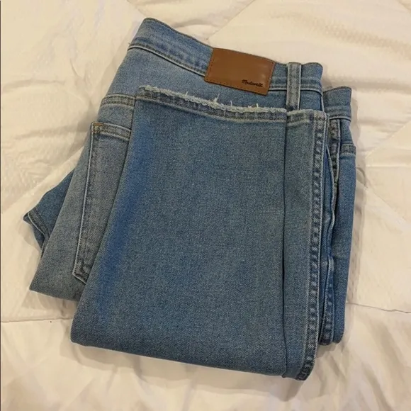 Madewell skinny crop denim jeans 32 10”rise nwot