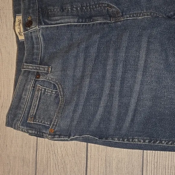 Madewell Women's 10&quot; High Rise Skinny Crop Jeans Medium Wash Size 31