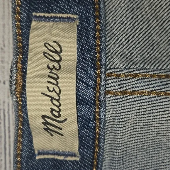 Madewell Women's 10&quot; High Rise Skinny Crop Jeans Medium Wash Size 31