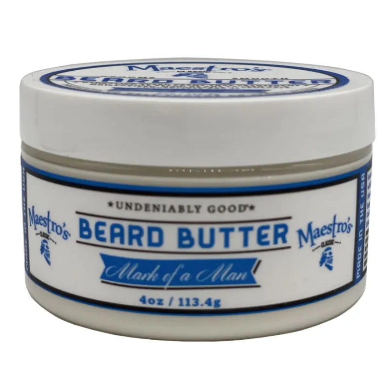 Maestro's Classic Beard Butter Mark Of A Man Blend 4 oz