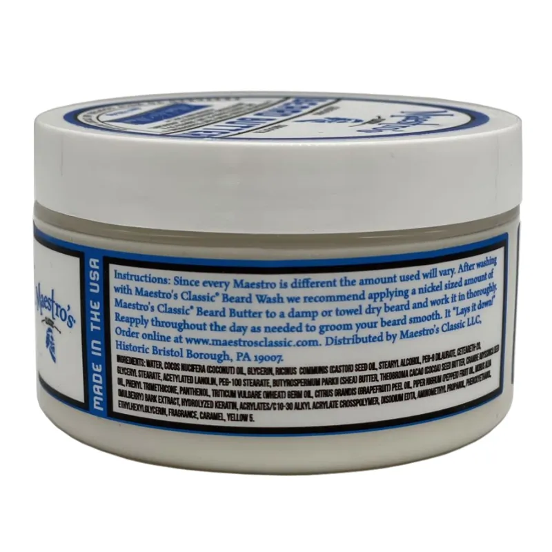 Maestro's Classic Beard Butter Mark Of A Man Blend 4 oz