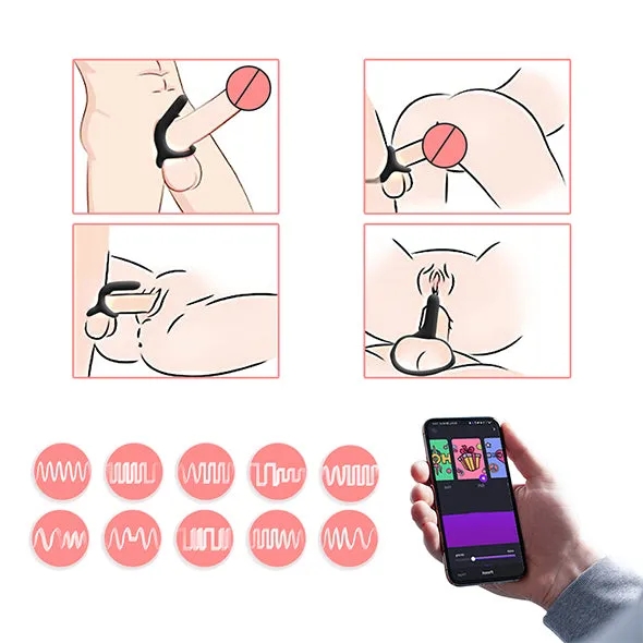 Magic Motion Rise Smart Anneau Pénis Vibrant Avec App
