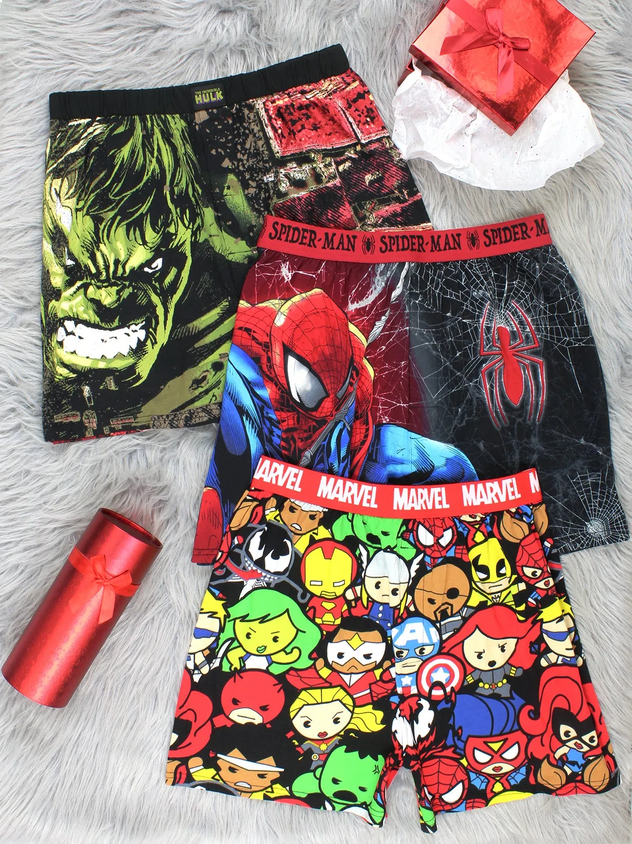 Marvel Kawaii Avengers Superheroes Boxer Shorts