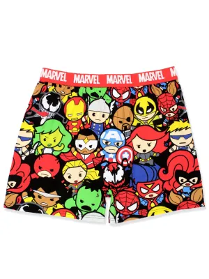 Marvel Kawaii Avengers Superheroes Boxer Shorts