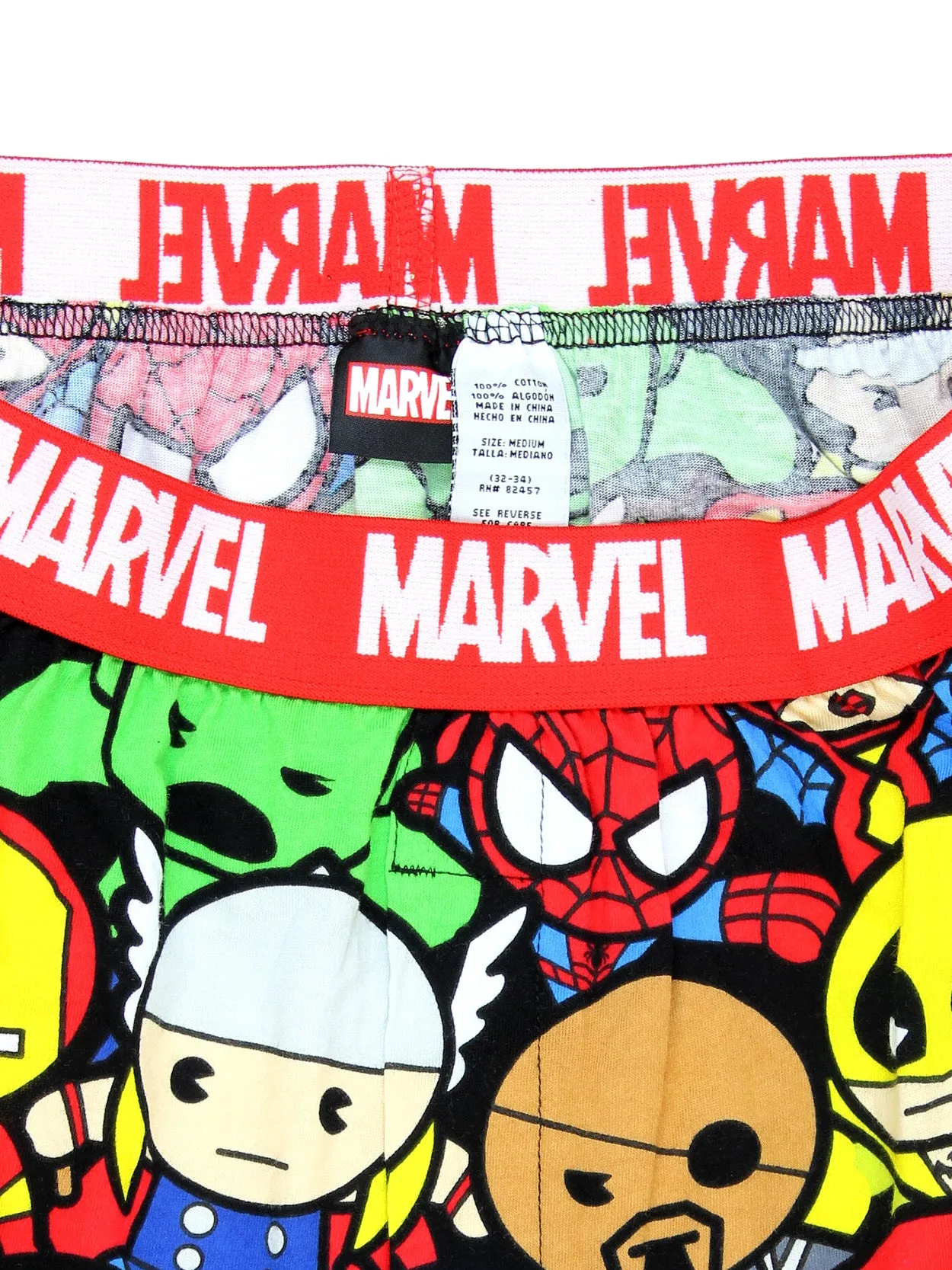 Marvel Kawaii Avengers Superheroes Boxer Shorts