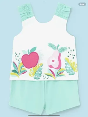 Mayoral shorts and top set summer 24 01242070