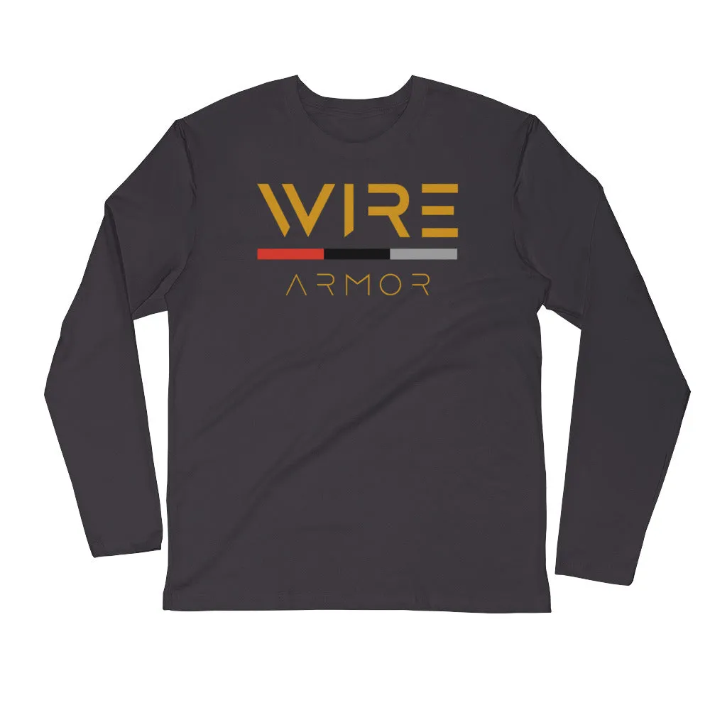 Men's Long Sleeve Armor Fitted Crew -(3 Colors)