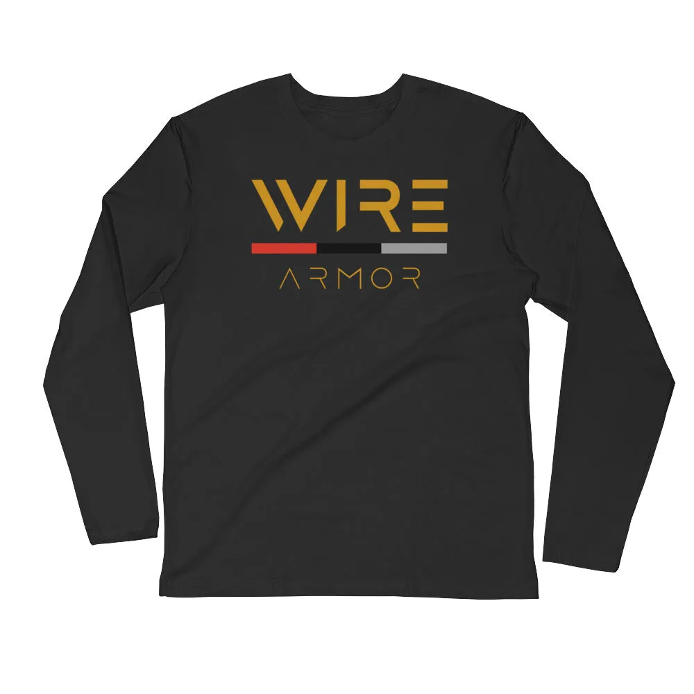 Men's Long Sleeve Armor Fitted Crew -(3 Colors)