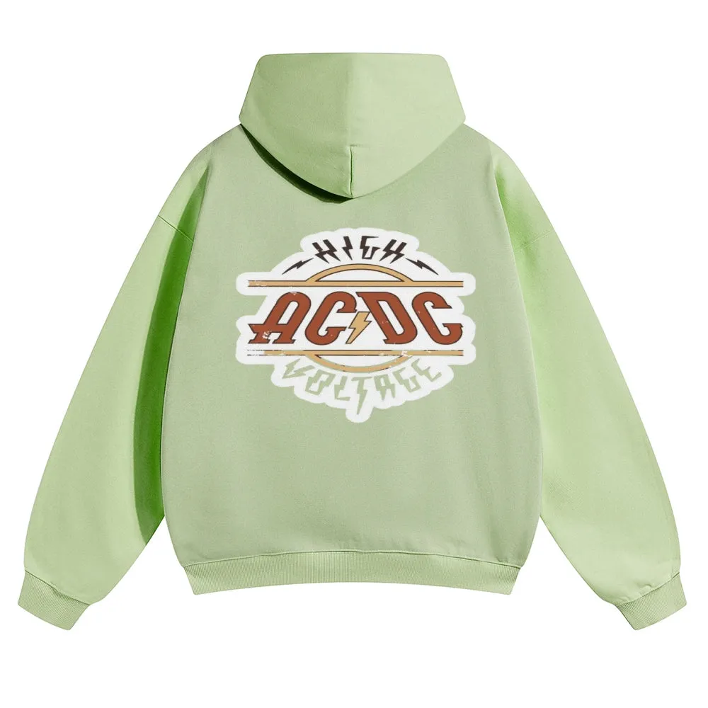 Mens Vintage ACDC Rock Hoodies