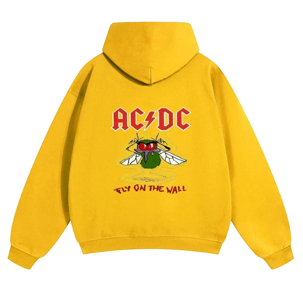 Mens Vintage ACDC Rock Hoodies