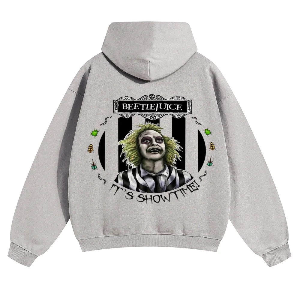 Mens Vintage Beetle Juice Rock Band Hoodies