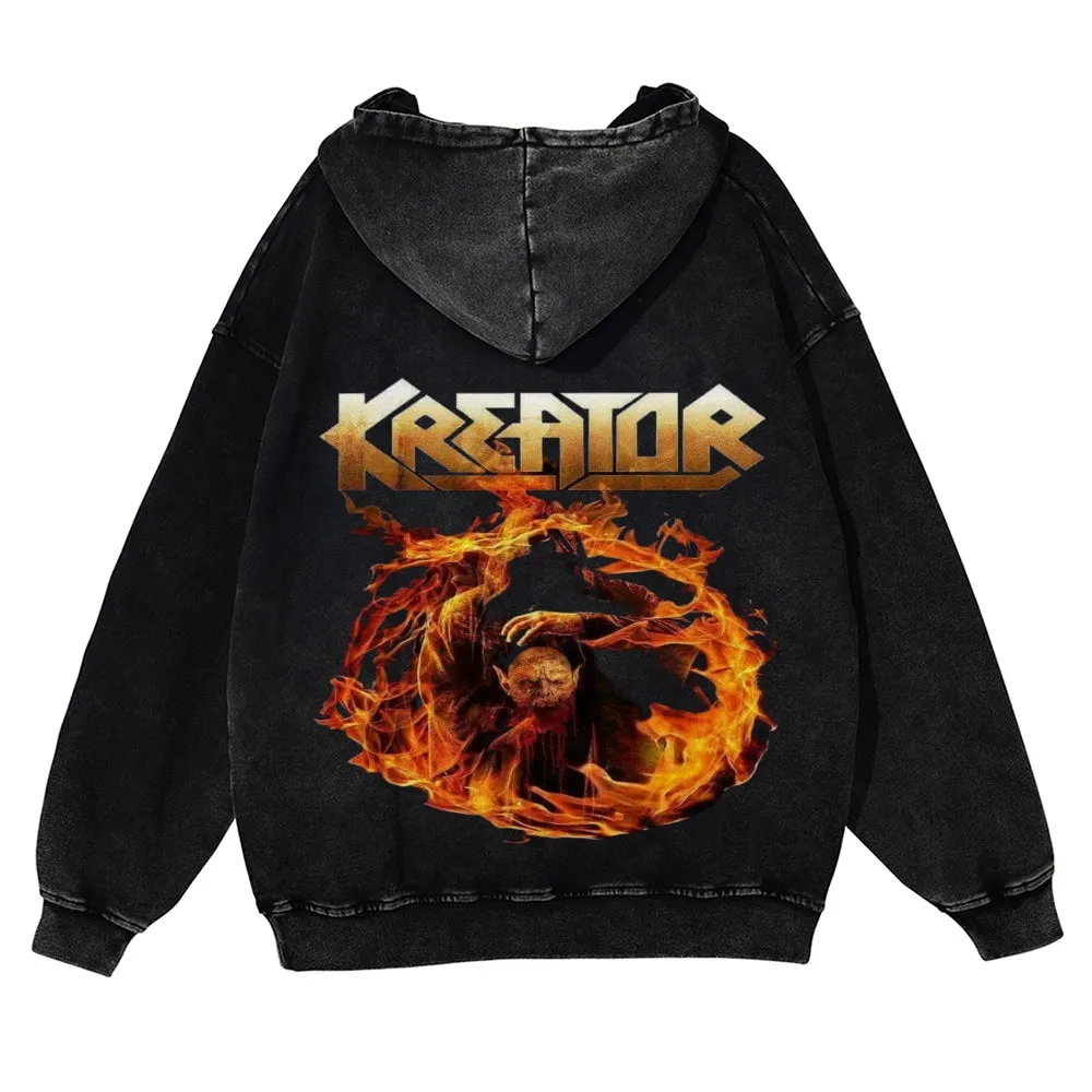 Mens Vintage KREATOR Hoodies