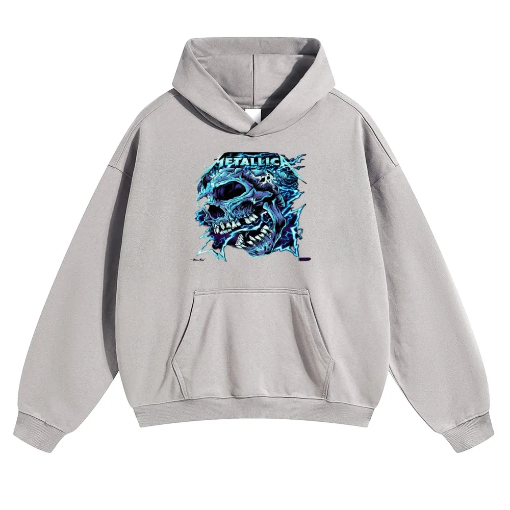 Mens Vintage Metallica Rock Band Hoodies