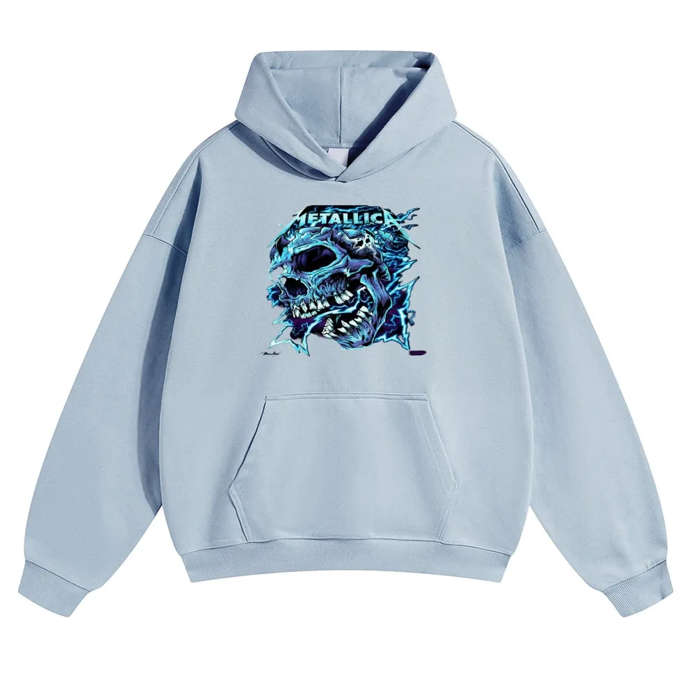Mens Vintage Metallica Rock Band Hoodies