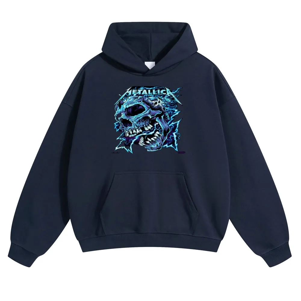 Mens Vintage Metallica Rock Band Hoodies