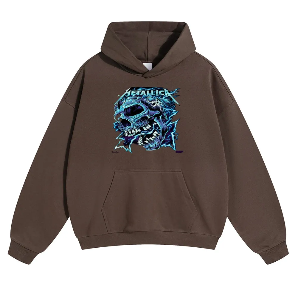 Mens Vintage Metallica Rock Band Hoodies