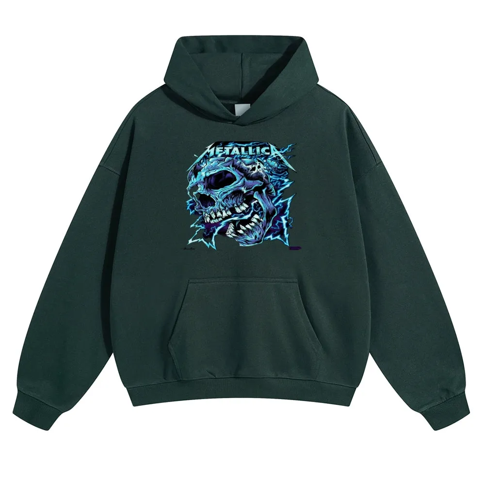 Mens Vintage Metallica Rock Band Hoodies