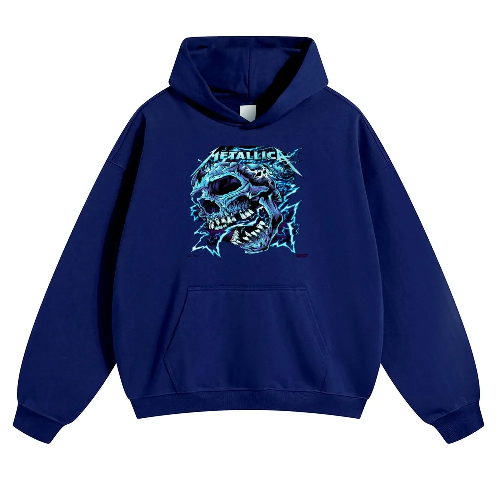 Mens Vintage Metallica Rock Band Hoodies