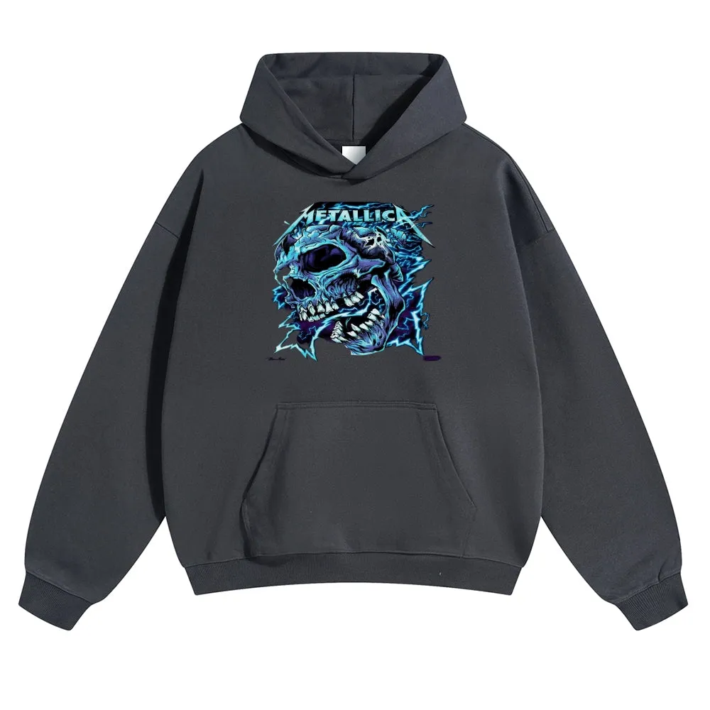 Mens Vintage Metallica Rock Band Hoodies