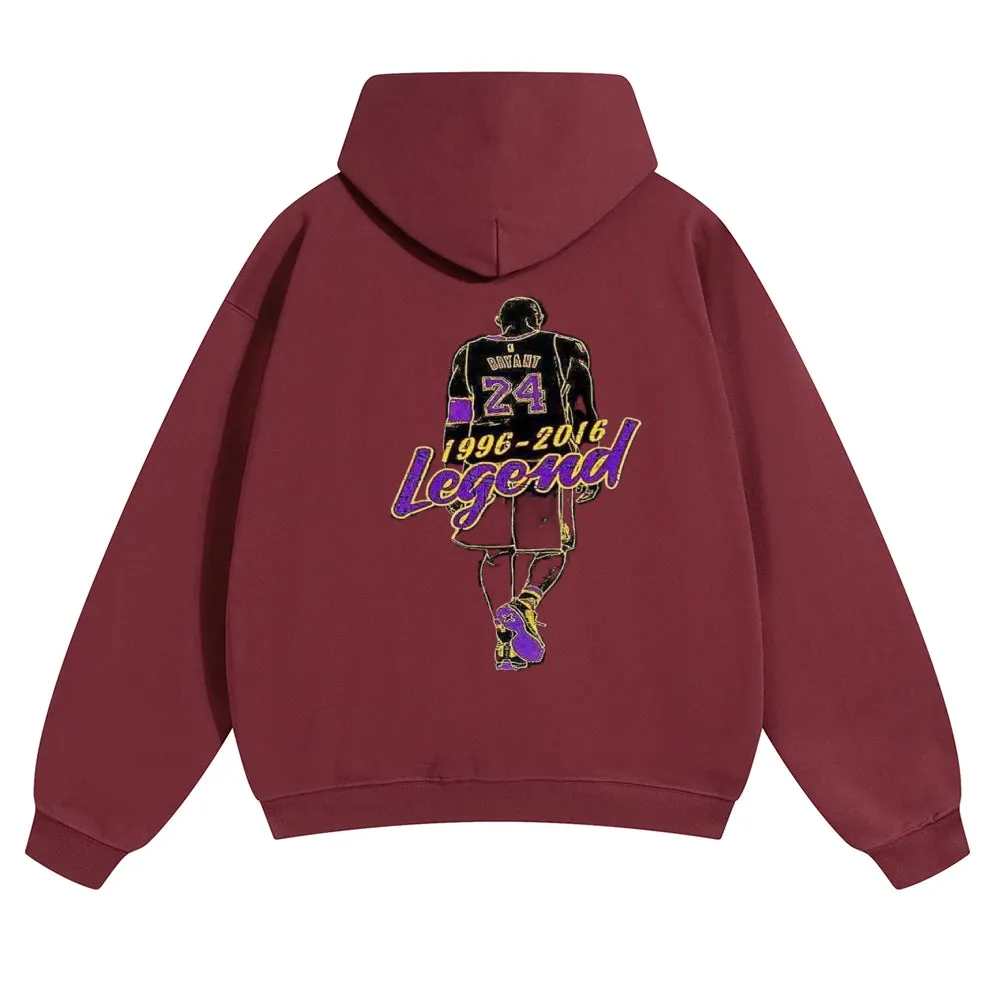 Mens Vintage No. 24 Kobe Hoodies