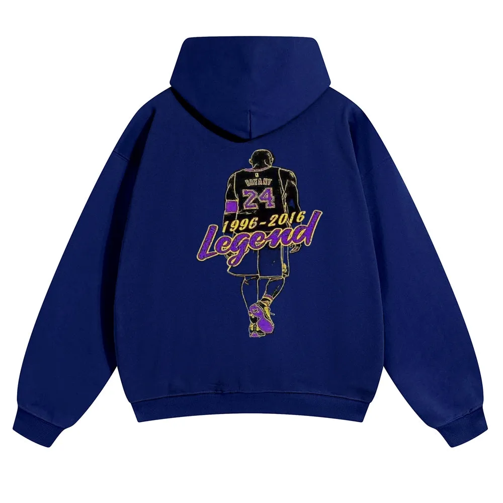 Mens Vintage No. 24 Kobe Hoodies