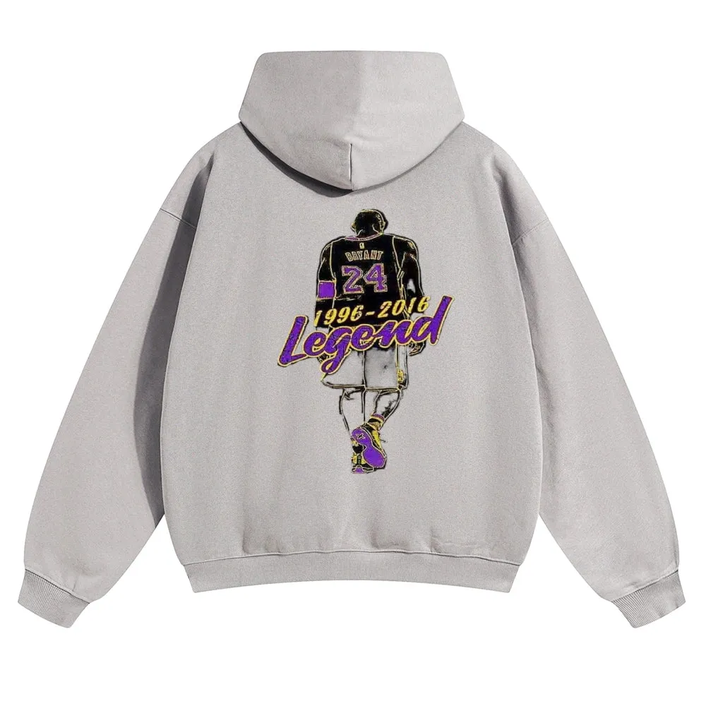 Mens Vintage No. 24 Kobe Hoodies