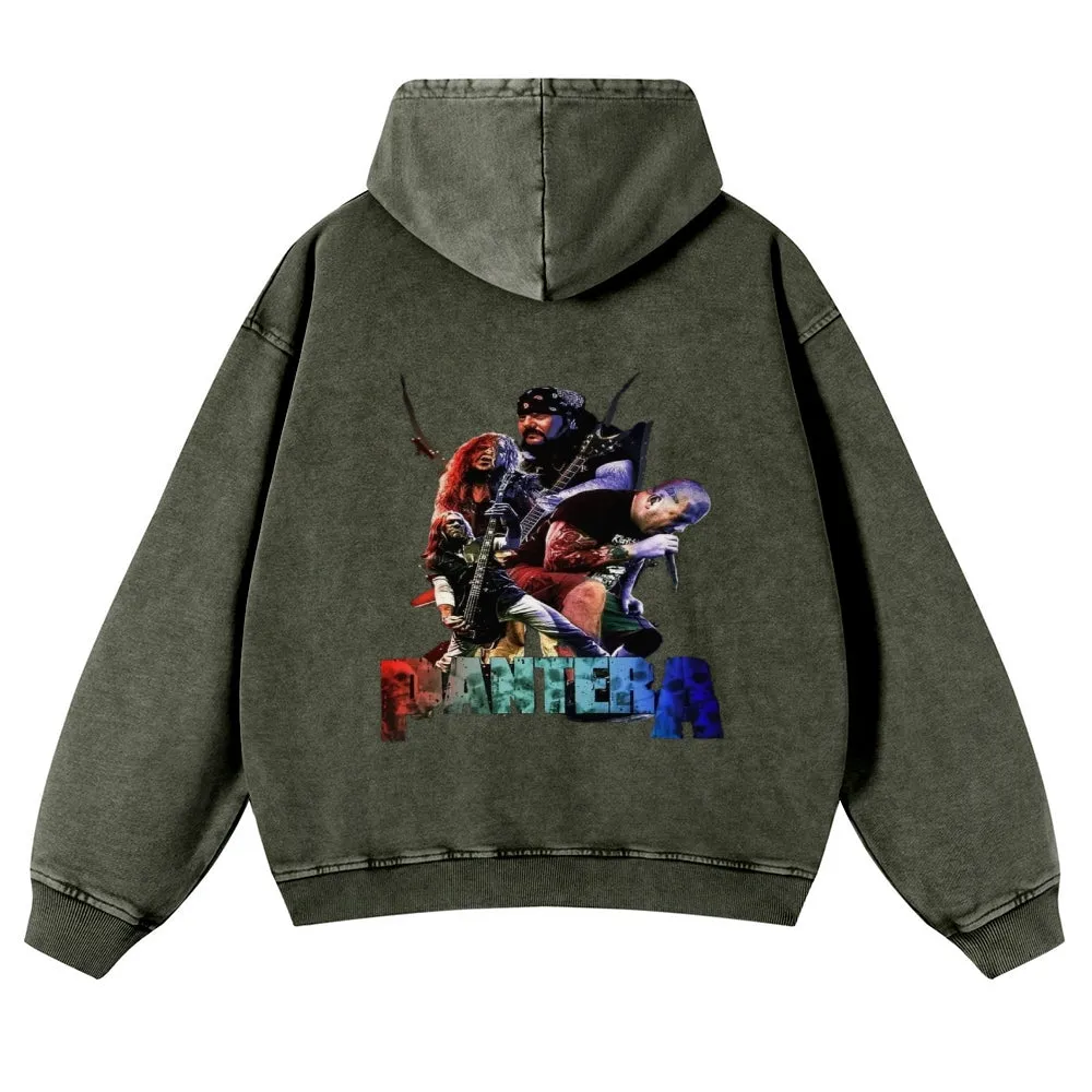 Mens Vintage Pantera Rock Hoodies