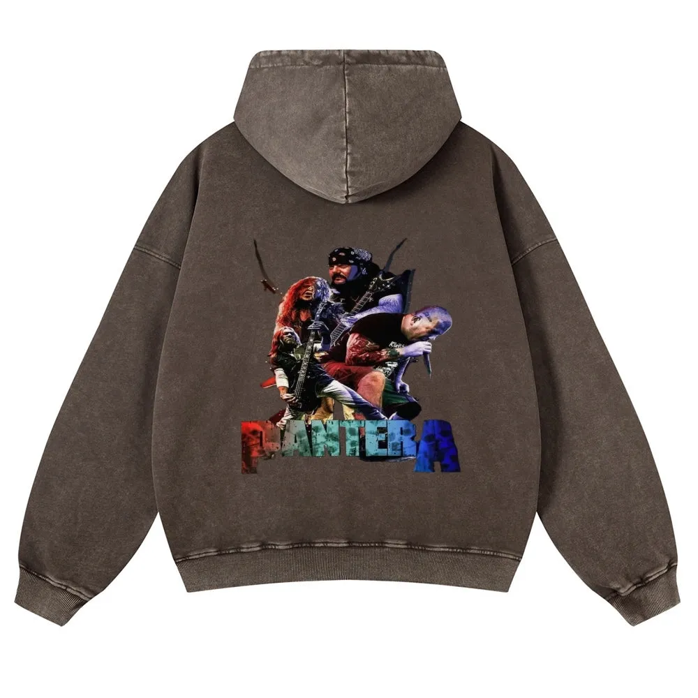 Mens Vintage Pantera Rock Hoodies