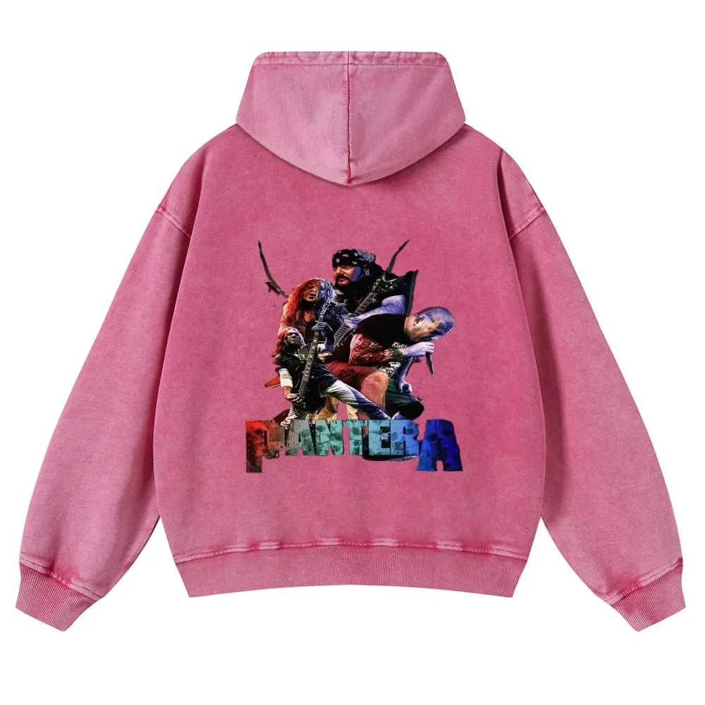 Mens Vintage Pantera Rock Hoodies