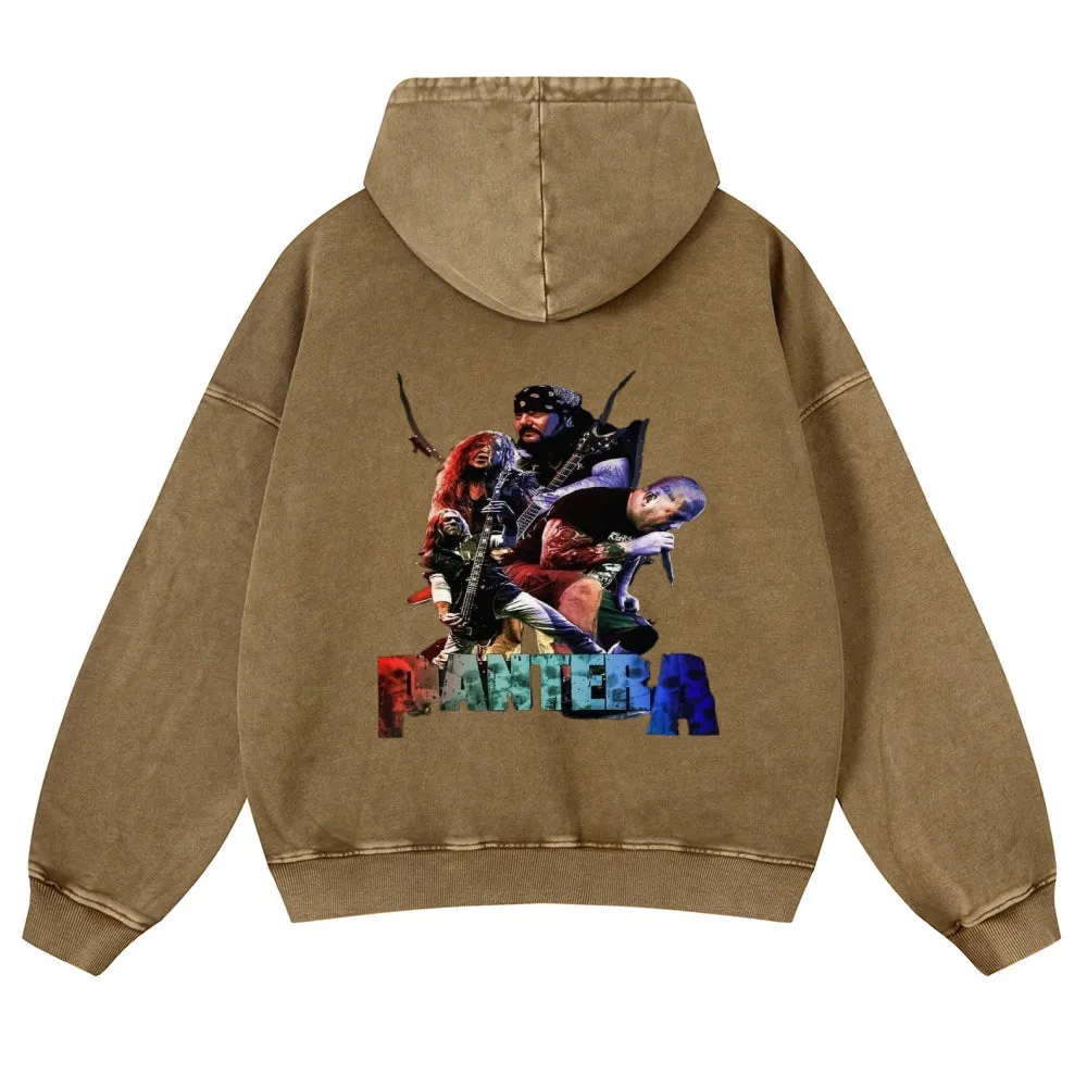 Mens Vintage Pantera Rock Hoodies