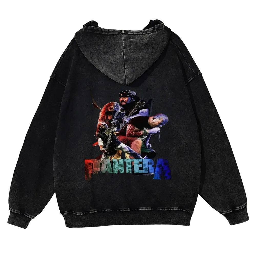 Mens Vintage Pantera Rock Hoodies