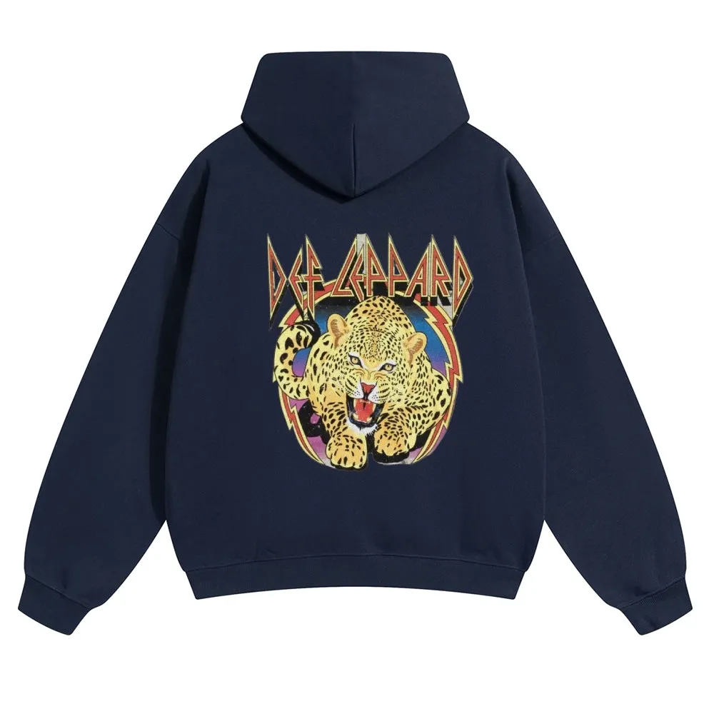 Mens Vintage Tiger Print Hoodies
